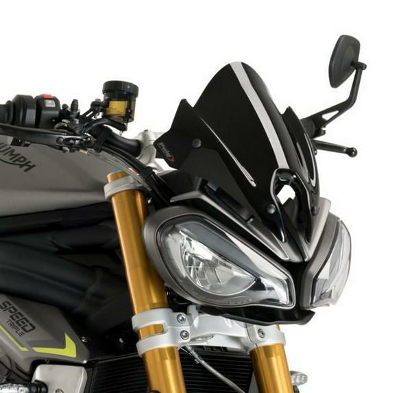 スピードトリプル 2011~15 スモークスクリーン スピードトリプル1200RS スクリーン シールド スモーク プーチ