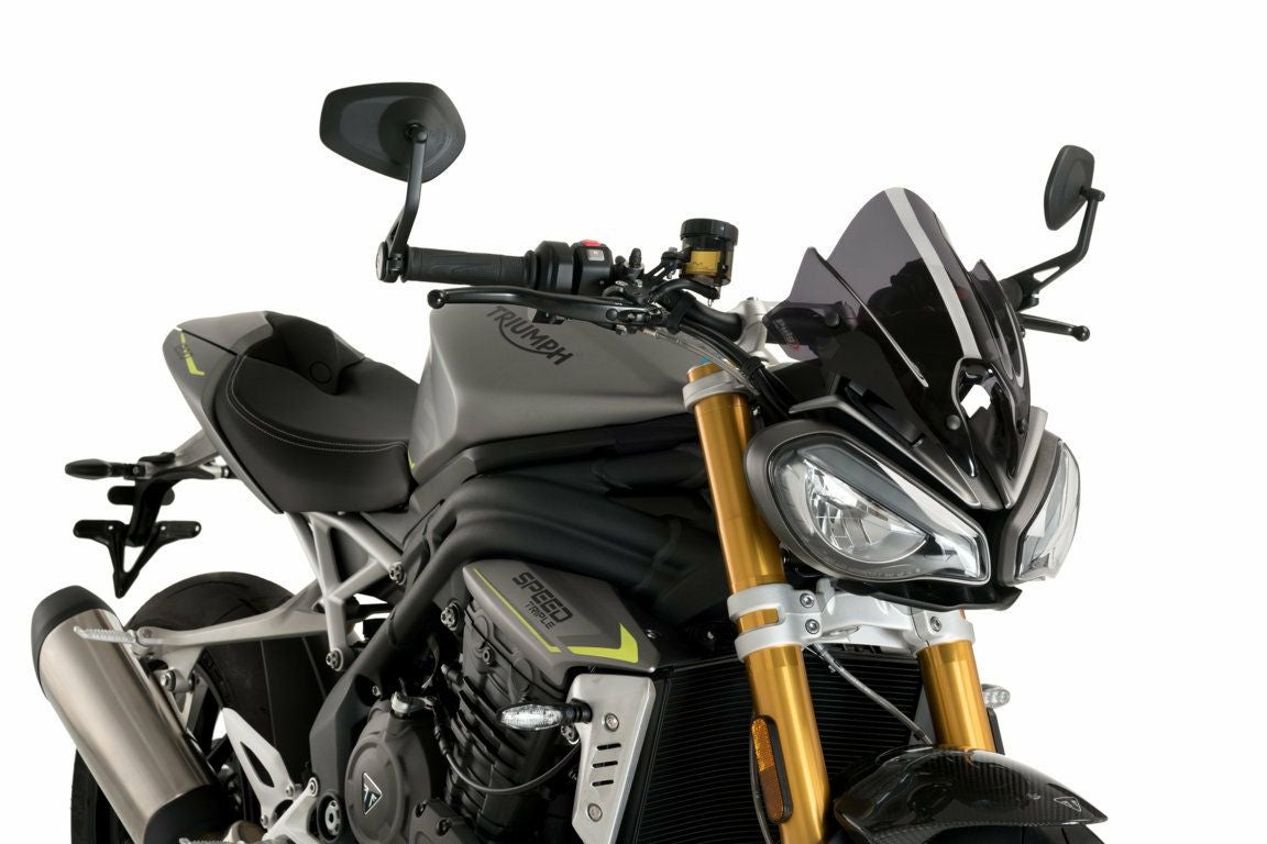 スピードトリプル1200RS スクリーン シールド ダークスモーク プーチ