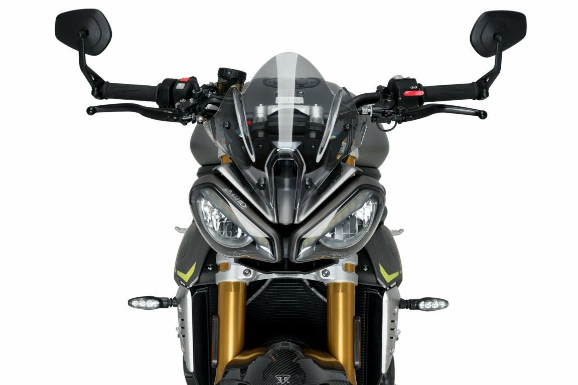 スピードトリプル1200RS スクリーン シールド ダークスモーク プーチ