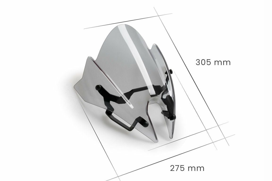 スピードトリプル1200RS スクリーン シールド ダークスモーク プーチ
