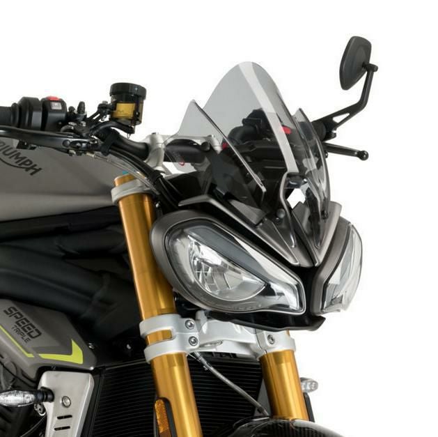 ストリートトリプル765R/RS (2023～) スクリーン スモーク ニュー