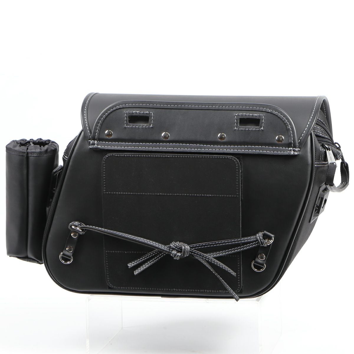 DEGNER 容量可変式 13～17L ナイロンサドルバッグ NB-194(ブラック
