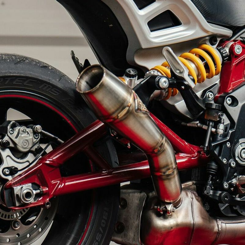 インディアン FTR1200 スリップオンマフラー キャノンエンド SAWICKI