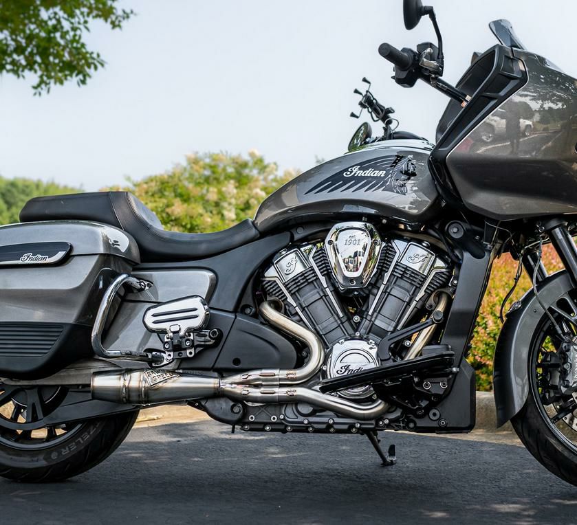 バイク インディアンに装着してたマフラー SAWICKI SPEED インディアンマフラー バイク |バイクパーツ専門店