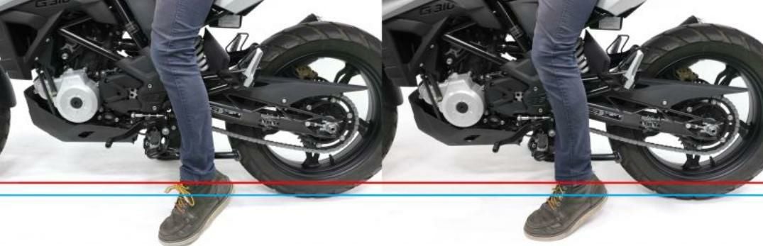 BMW G 310 GS 17-22 ローダウンアイマウント 約-30mm ハイパープロ