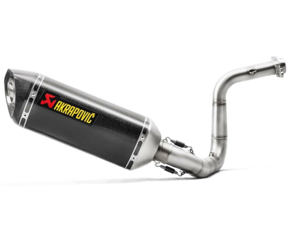  G310R Akrapovic フルエキマフラー　 BMW G 310 R/GS 17-23 レーシングライン カーボン フルエキゾースト