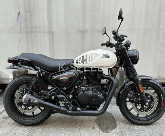 ハンター350 ディスク スリップオンマフラー ブラック Diablo K-SPEED