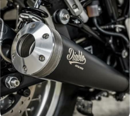 コンチネンタルGT/インターセプター 650 ディスク フルエキ マフラー Diablo K-SPEED_1