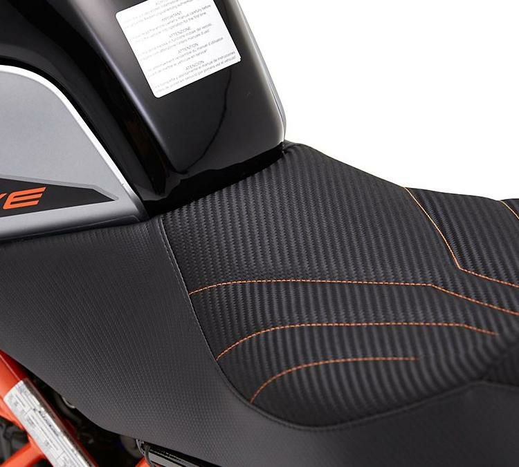 KTM Duke 390 オプションシート Fit For KTM DUKE 250 & 390 Gen 3 Orange Color Rexin OEM SEAT