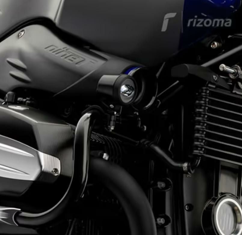 BMW R1250GS 汎用フォグライト ブラック リゾマ | バイクカスタム