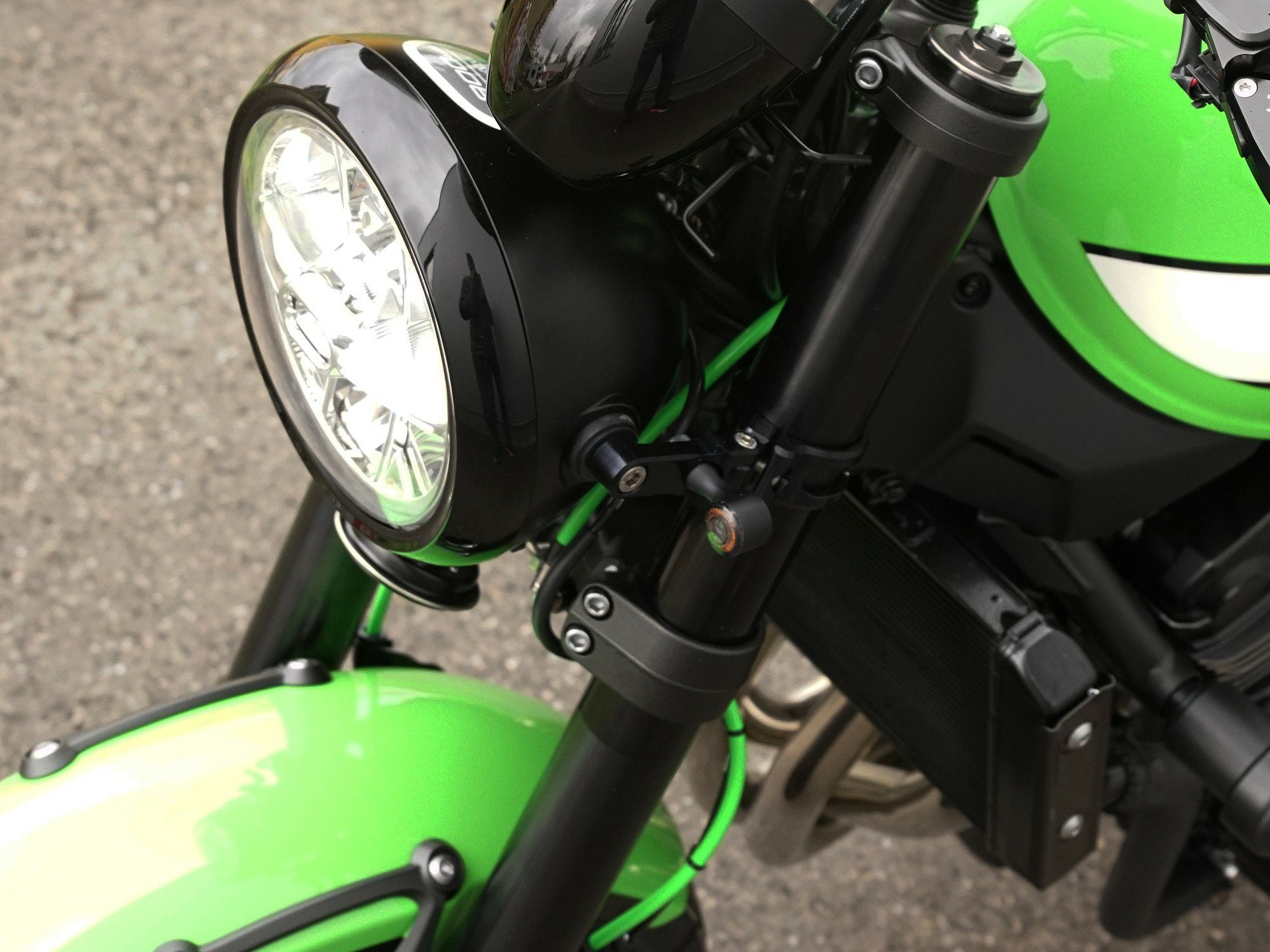 55mm 56mm フォーク ヘッドライトステー Wunderkind | バイクカスタム