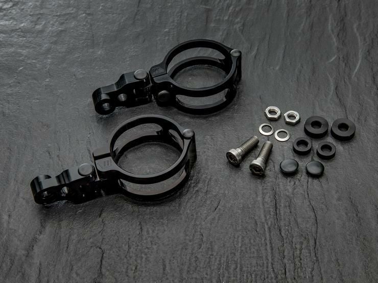 55mm 56mm フォーク ヘッドライトステー Wunderkind | バイクカスタム