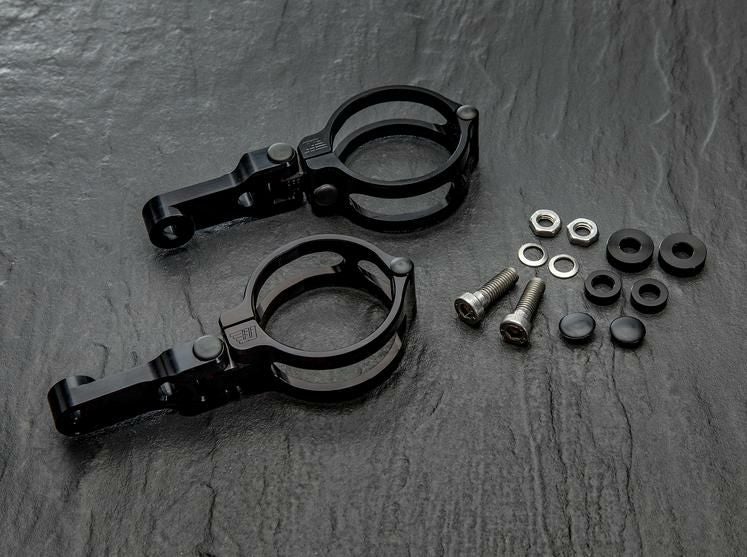 55mm 56mm フォーク ヘッドライトステー Wunderkind | バイクカスタム