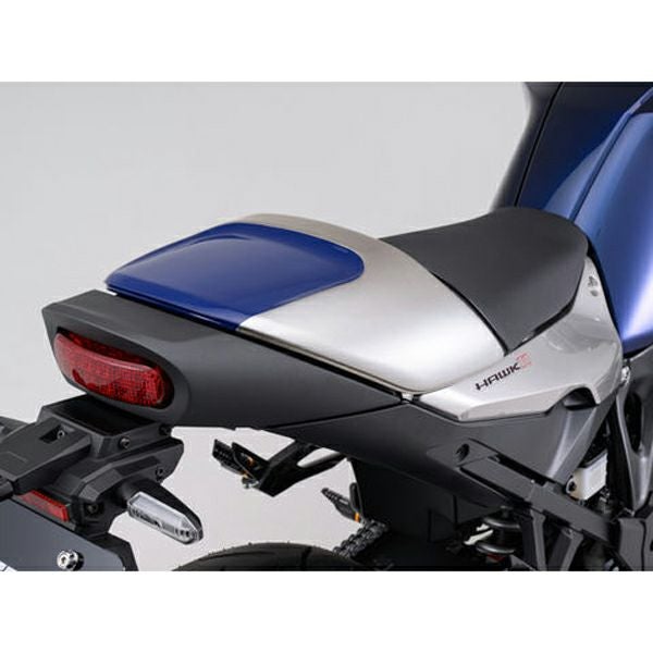 ホンダ HAWK11 シングルシートカバー(ブルー/シルバーメタリック