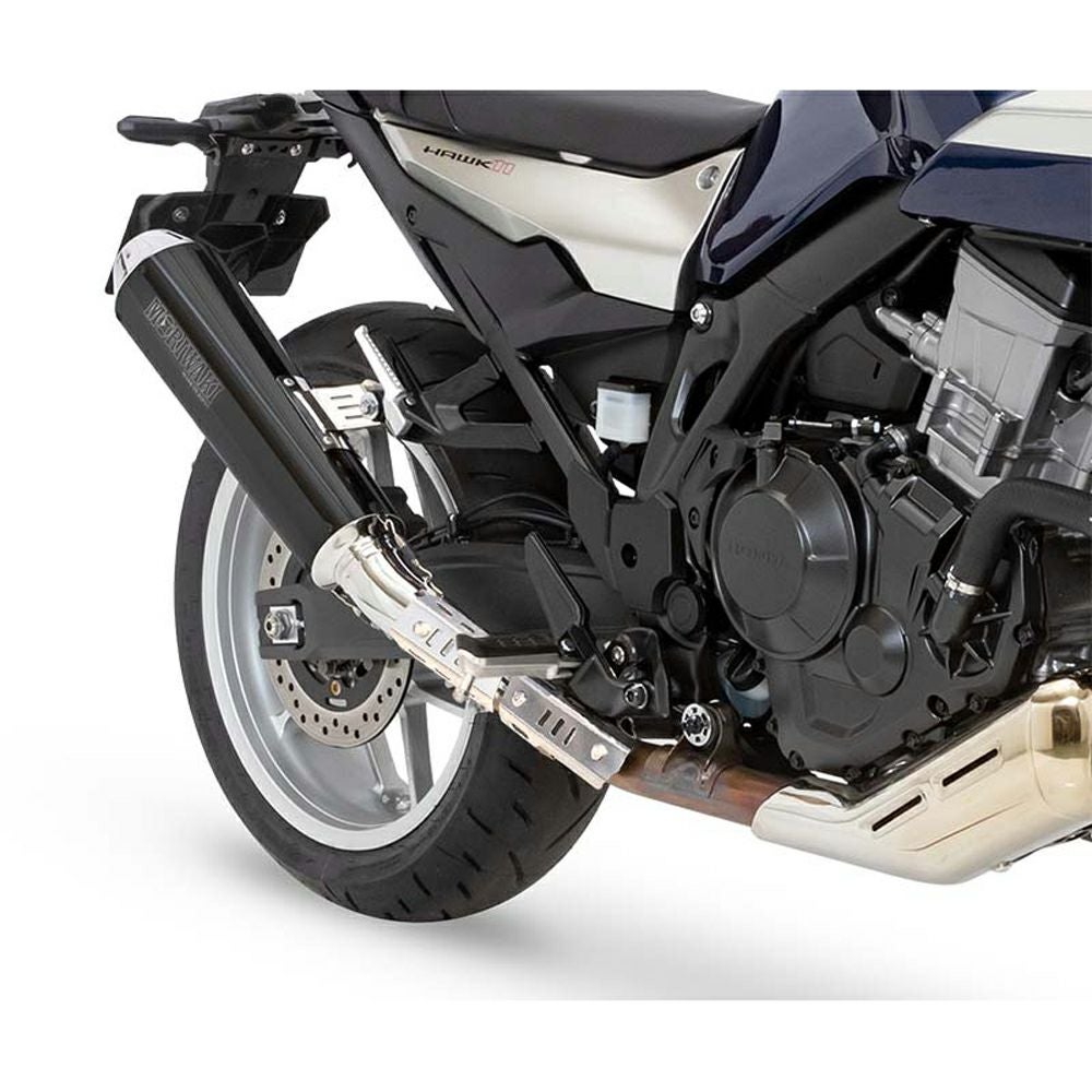 ホンダ HAWK11 NEO CLASSIC スリップオンマフラー JMCA(ブラックパール