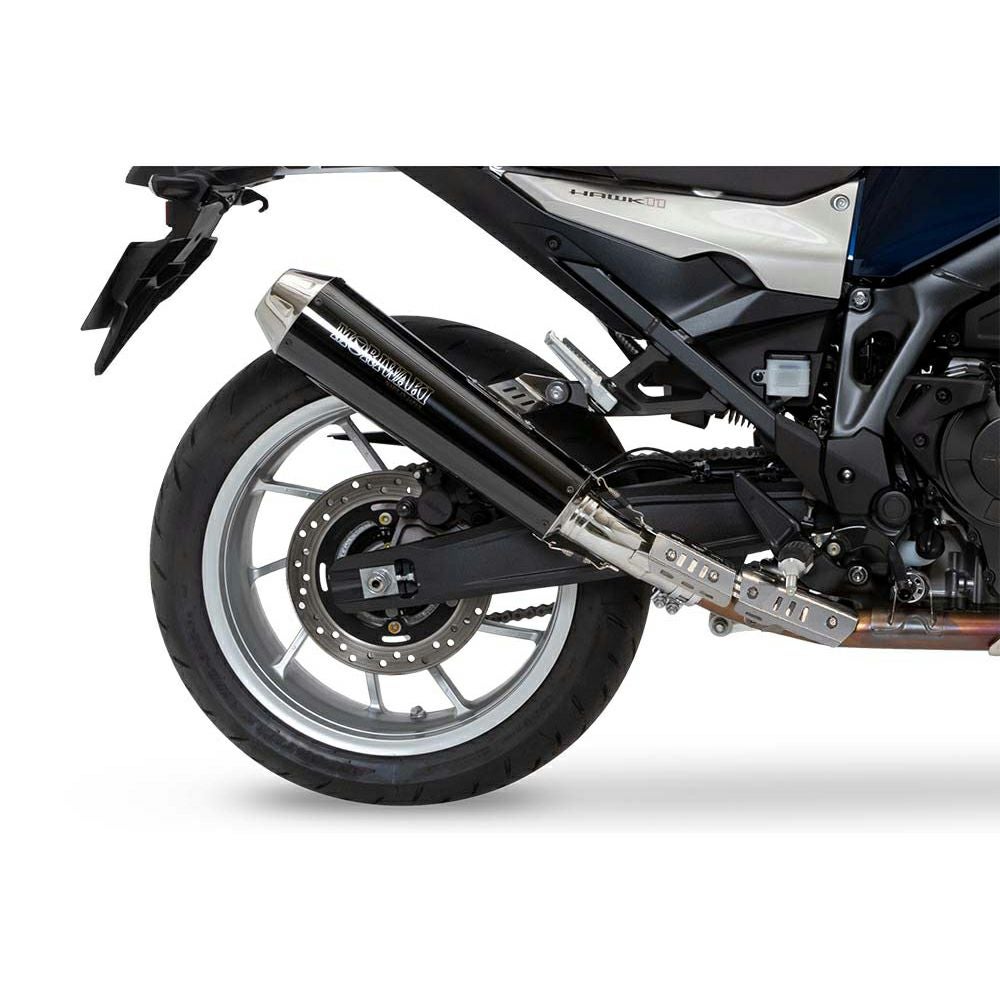 ホンダ HAWK11 NEO CLASSIC スリップオンマフラー JMCA(ブラックパール