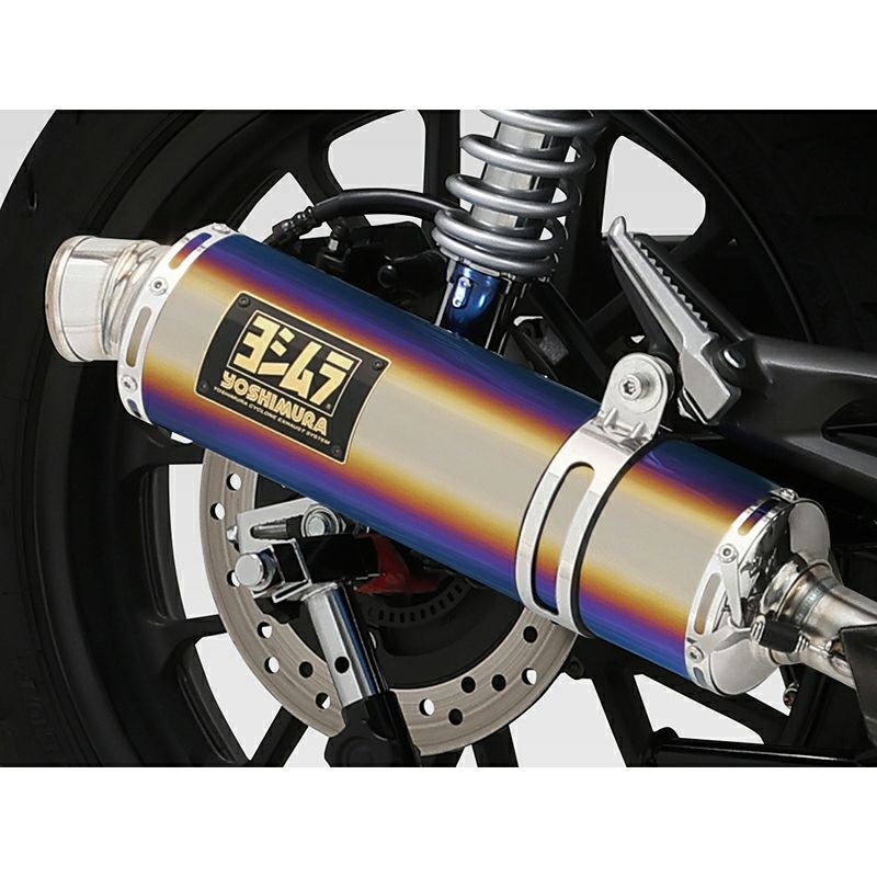 ホンダ GB350、GB350S ショートメガホン スリップオンマフラー(JMCA