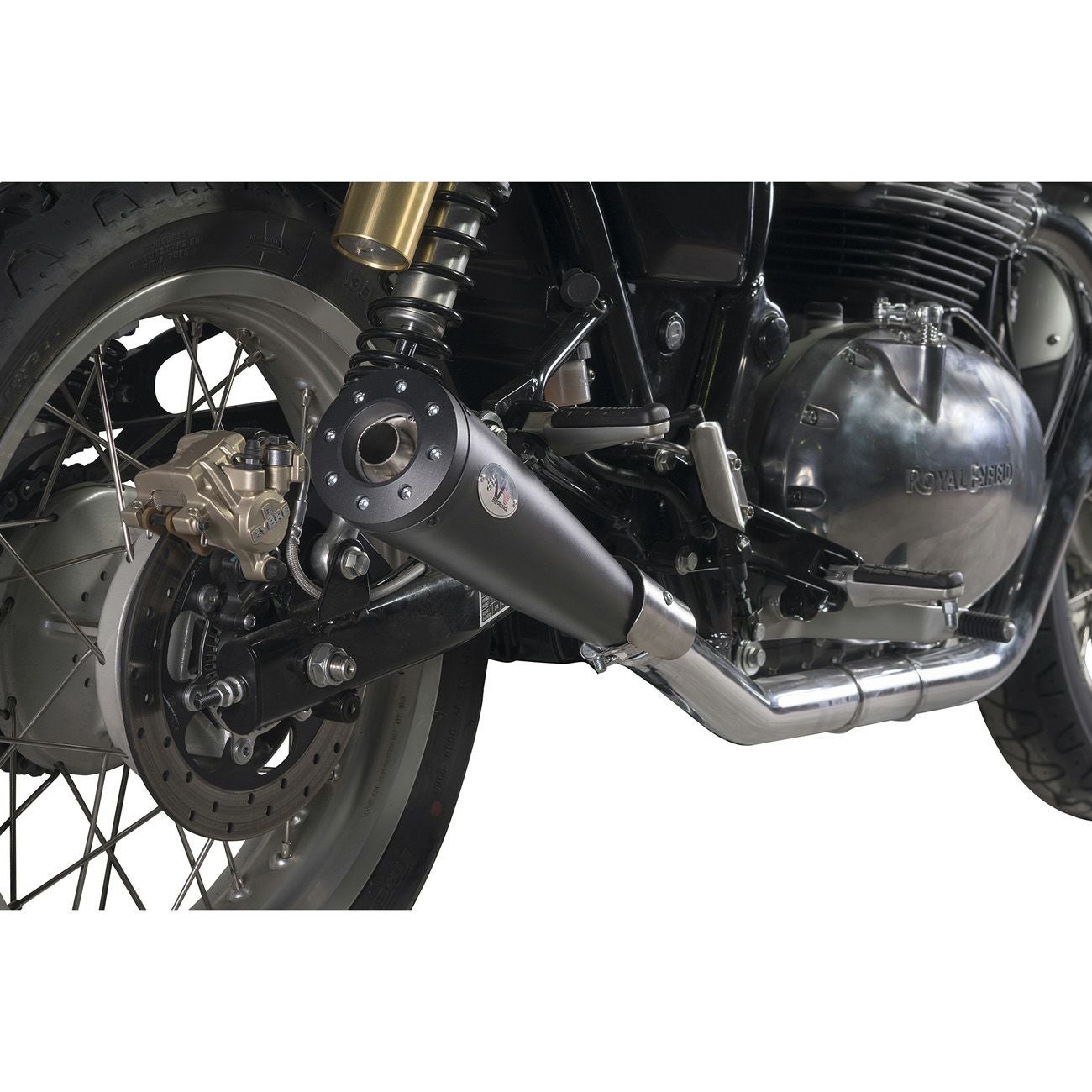 POWERAGEスリップオンマフラー コンチネンタルgt650 int650 インターセプター/コンチネンタルGT 650 CANNON スリップオン マフラー
