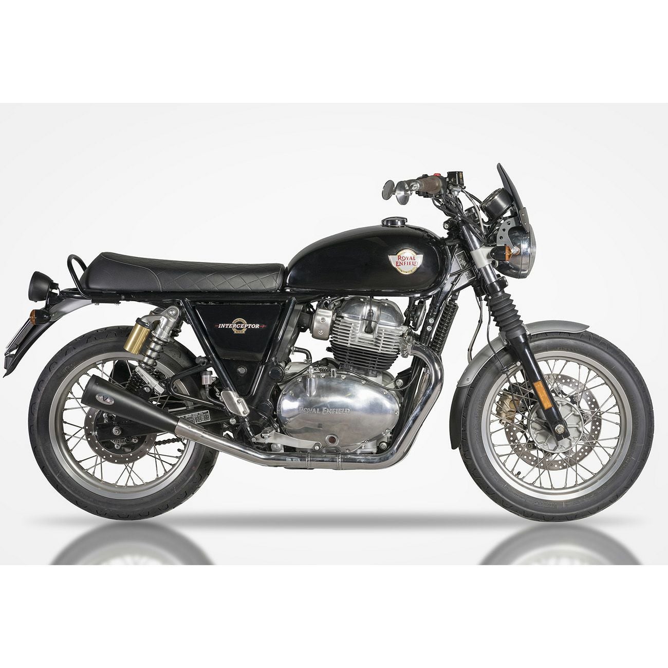 POWERAGEスリップオンマフラー コンチネンタルgt650 int650 インターセプター/コンチネンタルGT 650 CANNON スリップオン マフラー