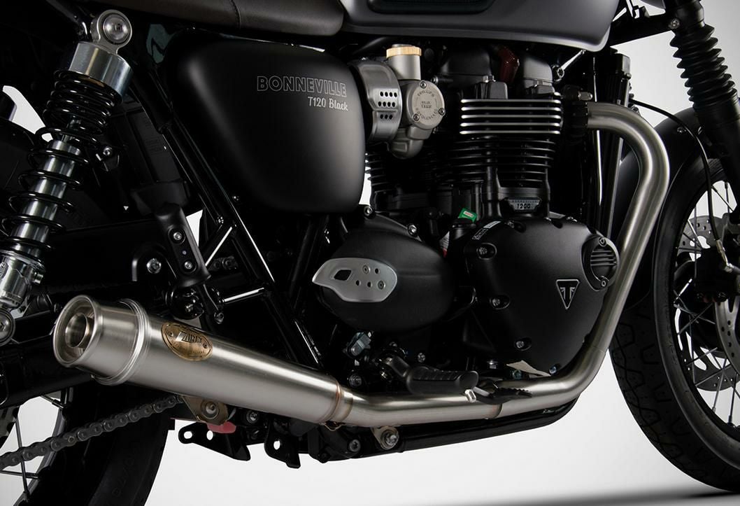 ZARD ボンネビルt120スリップオンマフラー　bonnevill t120 ボンネビル T100/T120 (2021-2023) スリップオンマフラー Eマーク付き