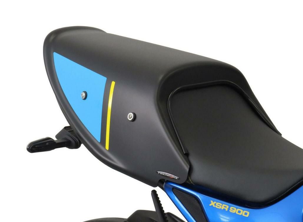 ヤマハ XSR900 2022- シングル シートカウル ブルー パワーブロンズ