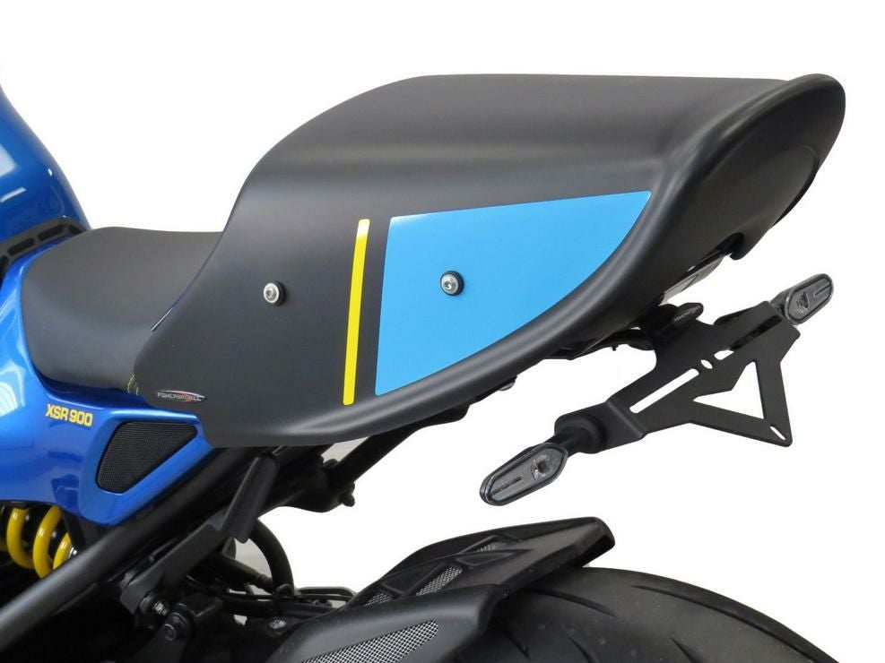 ヤマハ XSR900 2022- シングル シートカウル ブルー パワーブロンズ