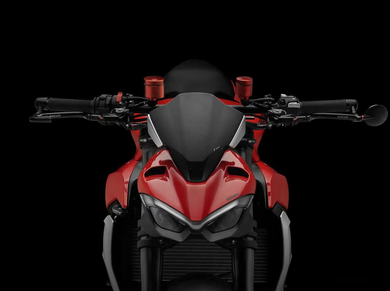 DUCATI ストリートファイター V2 カーボンヘッドライトフロントカウル