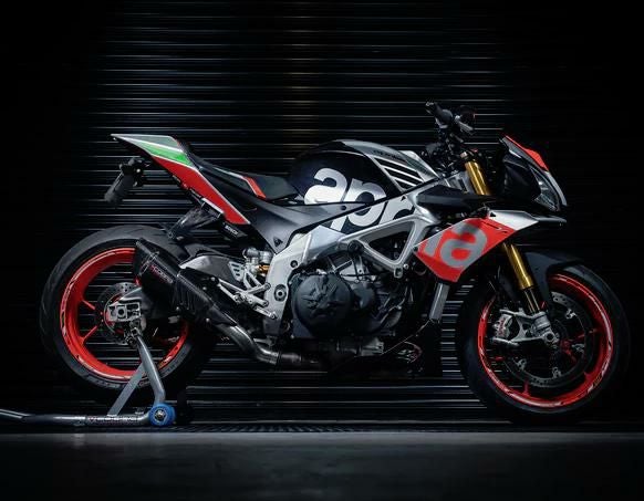 アプリリア トゥオーノ(TUONO) V4 1100RR スリップオンマフラー 2017