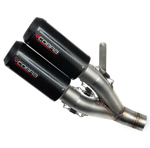 Ducati Monster 821 前期型 Cobra Sports マフラー Ducati モンスター821 2014-17 スリップオンマフラー カーボン 