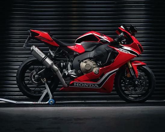 CBR1000RR 2017-19 スリップオンマフラー チタン 