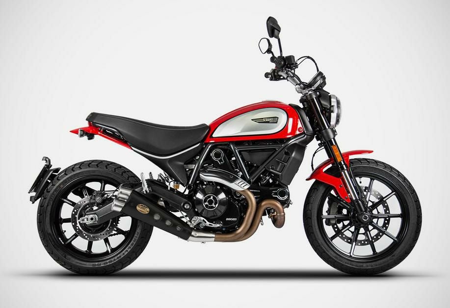 DUCATI スクランブラースリップオンマフラー 21-22 LOW MOUNTED レース
