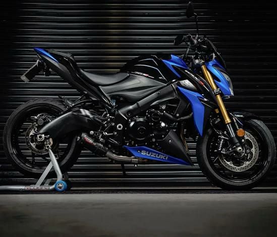 スズキ GSX-S1000 2015-20 スリップオンマフラー カーボン リンク