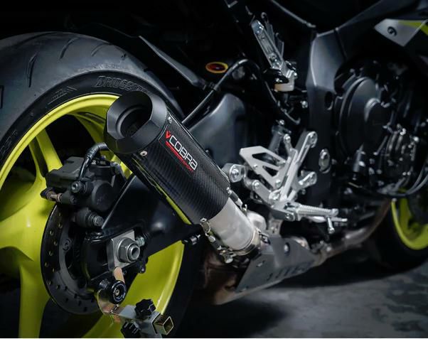 YAMAHA ヤマハ MT-10  MT-10SP ショートカーボンスリップオンマフラー ヤマハ MT-10 2016-21 スリップオンマフラー カーボン 
