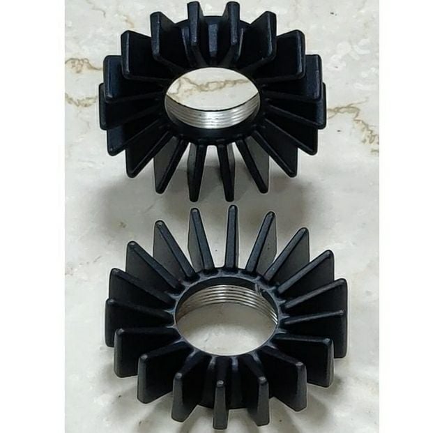 BMW R50 R60 R65 R75 R80 R90 R100 エキゾースト ビッグフィン ブラック MOTONE_1