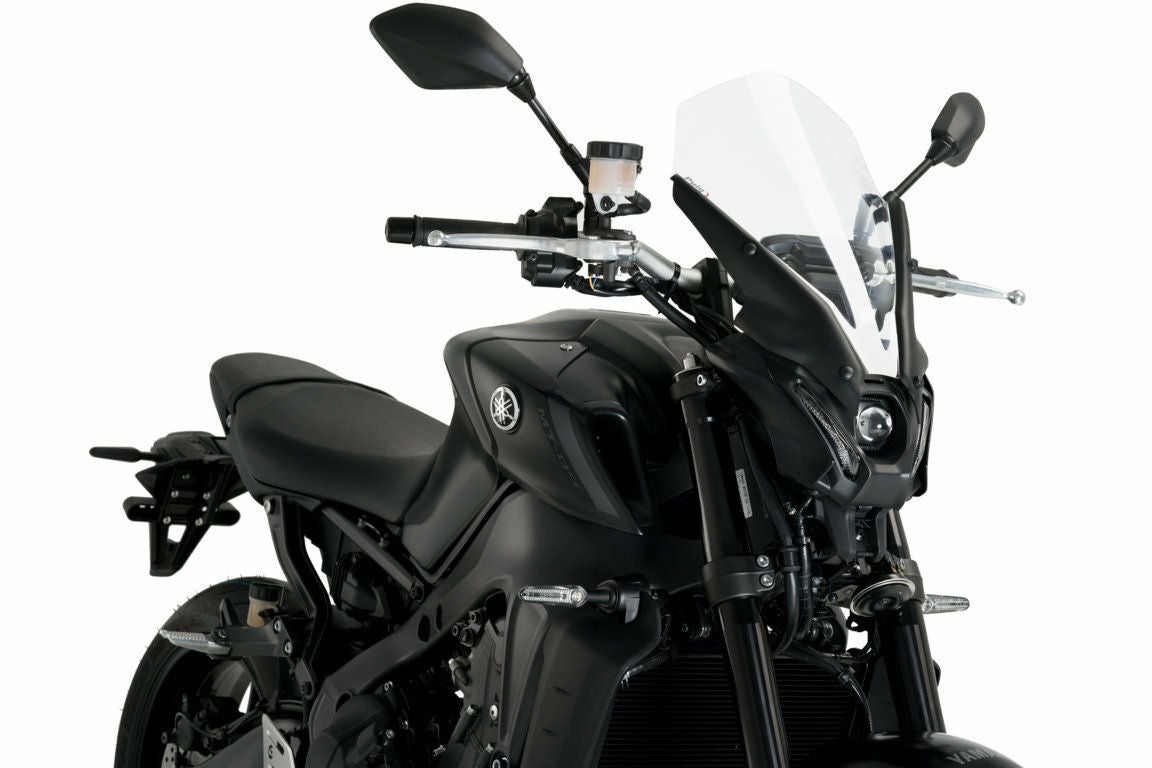 MT-09 2021- スクリーン ウインドシールド ツーリング クリア プーチ