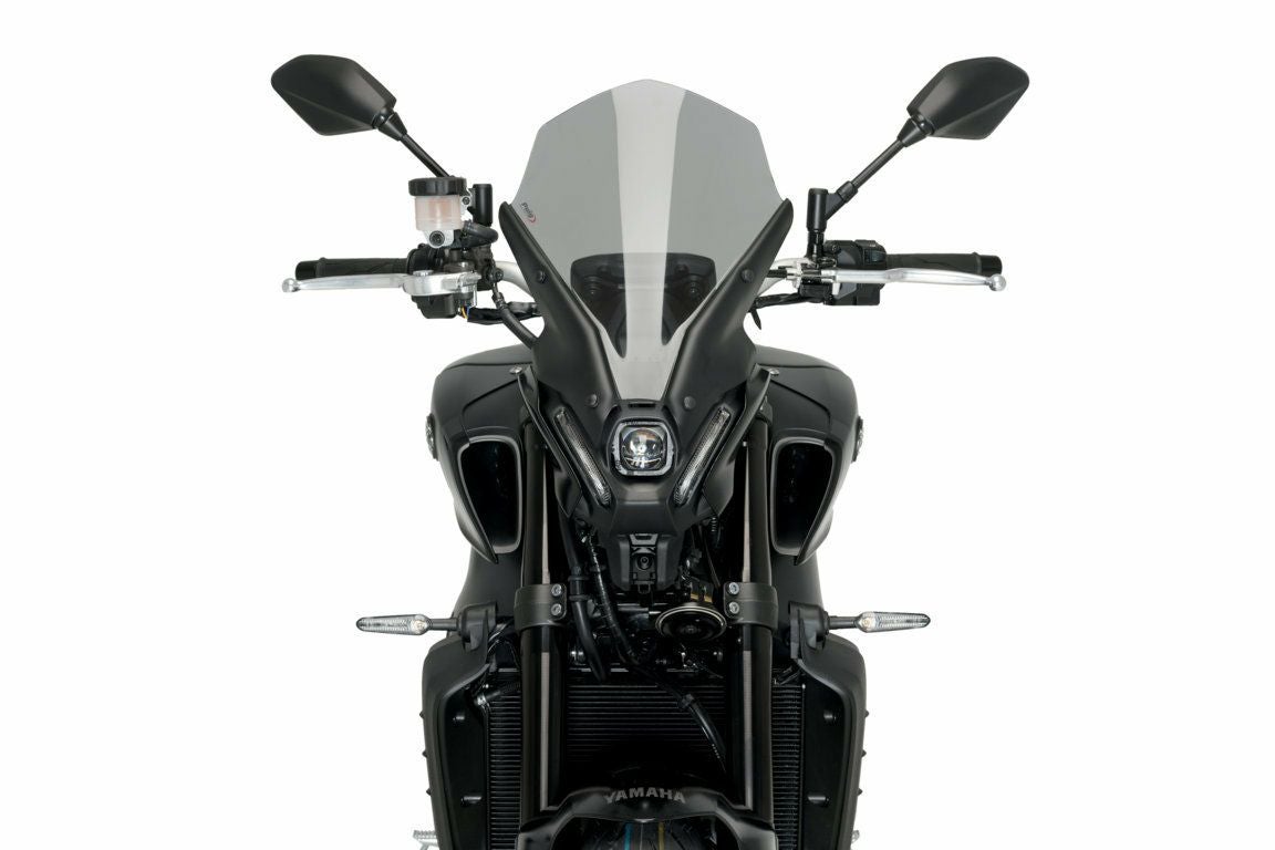 [値下げ]MT-09 Puig プーチ　スクリーン　スモーク　シールド MT-09 2021- スクリーン ウインドシールド ツーリング ブラック プーチ