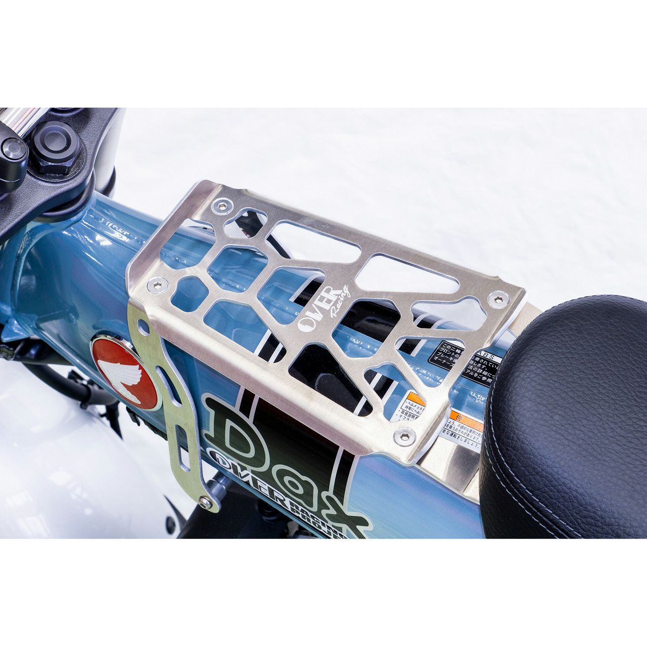 ホンダ DAX125 フレームキャリア (シルバー) OVER Racing | バイク