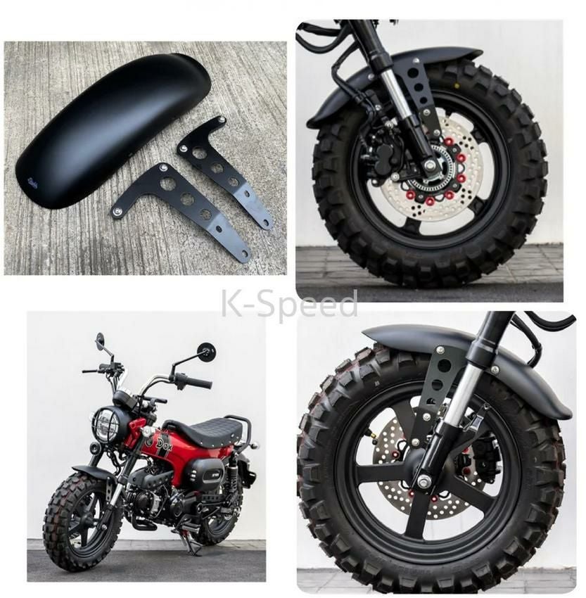 Dax 125 フロントフェンダー DX014 ブラック K-SPEED | バイクカスタム
