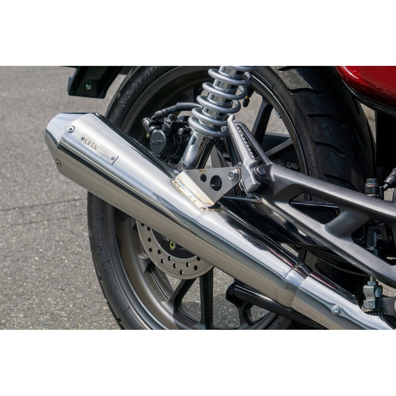 ホンダ GB350 SSメガホン スリップオンマフラー (JMCA) OVER Racing