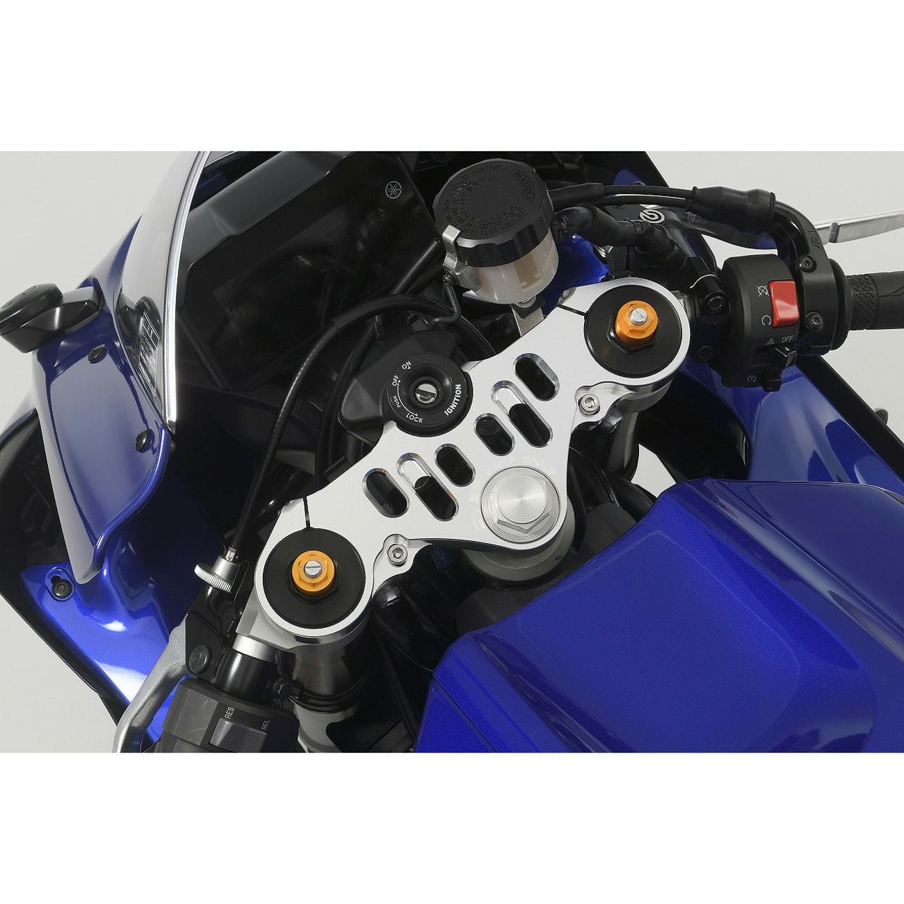 ヤマハ YZF-R7 トップブリッジキット (シルバー) OVER Racing | バイク