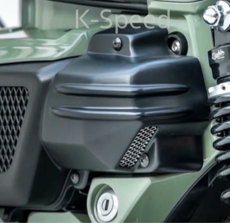 ハンターカブ CT125 エアクリーナー用フィルターカバー V2 ブラック K