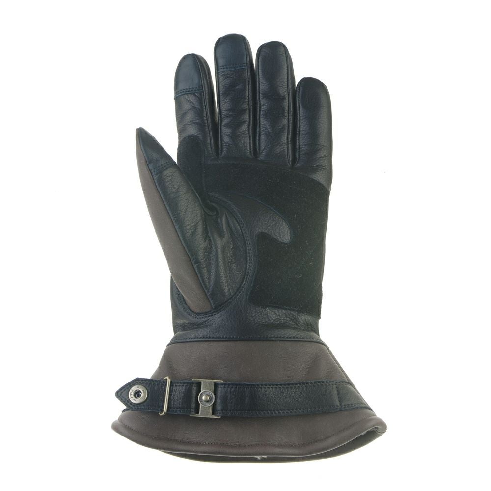 GMG ガントレット グローブ セミロング ブラック＆ブラウン_3