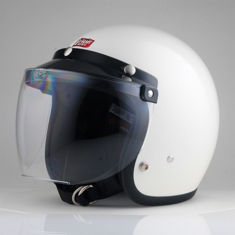 SHM Genuine ジェットヘルメット ホワイト | バイクカスタムパーツ専門