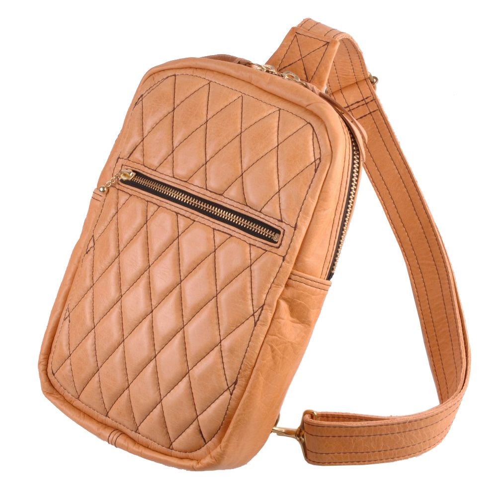 SHM レザー ボディバッグ オールドゴールド_1