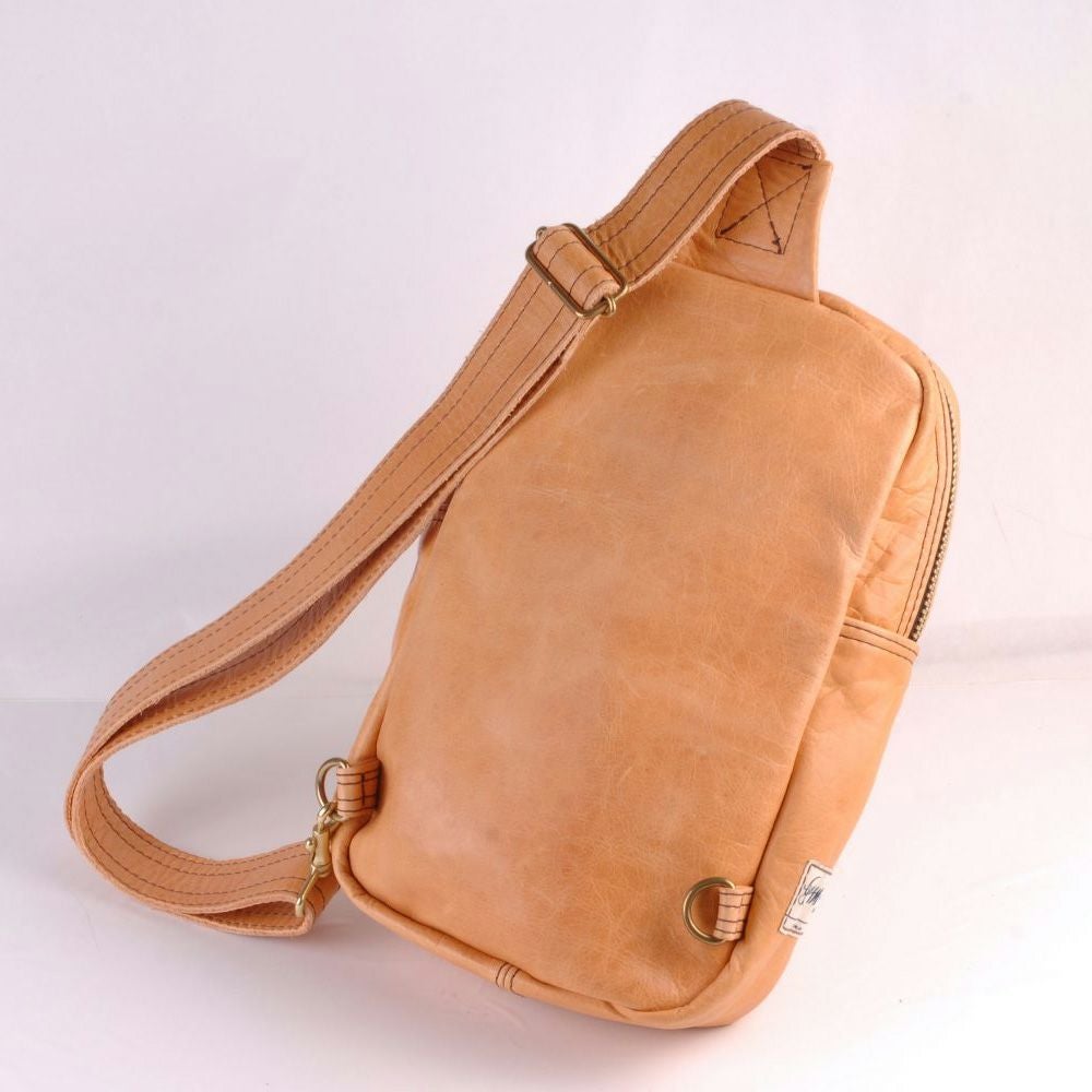 SHM レザー ボディバッグ オールドゴールド_2