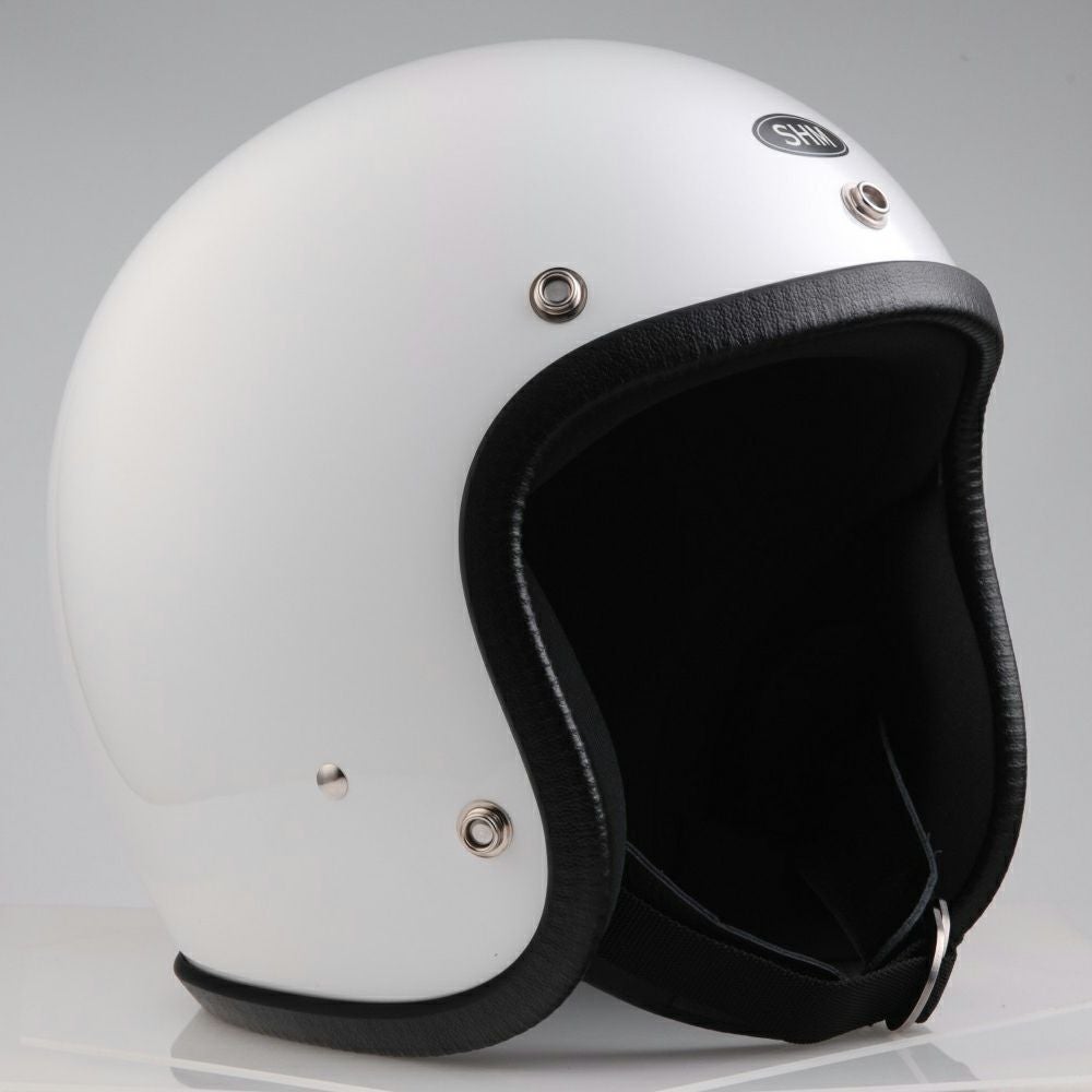 SHM Genuine ジェットヘルメット ホワイト | バイクカスタムパーツ専門