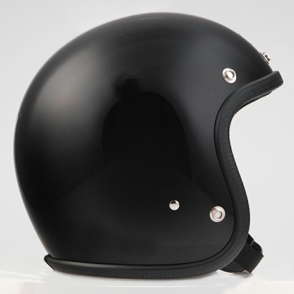 SHM Genuine ジェットヘルメット ブラック | バイクカスタムパーツ専門