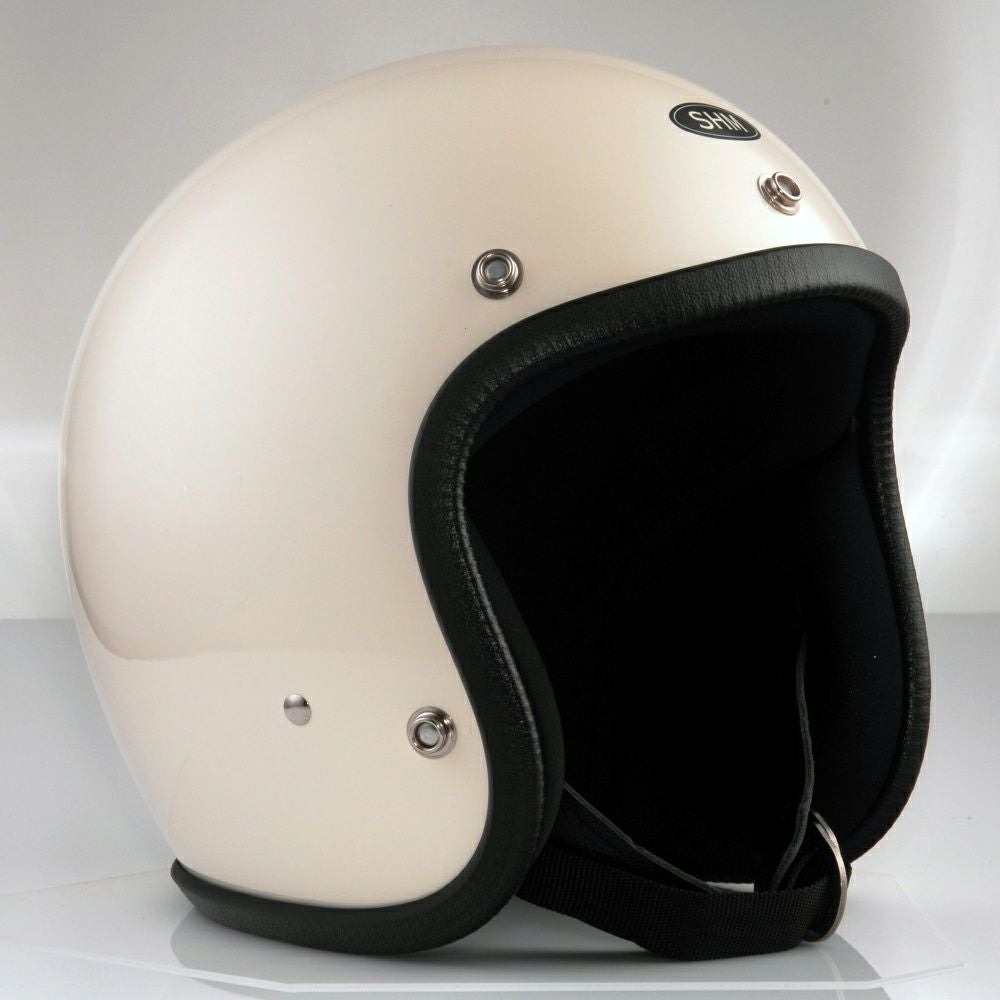 SHM Genuine ジェットヘルメット アイボリー | バイクカスタムパーツ