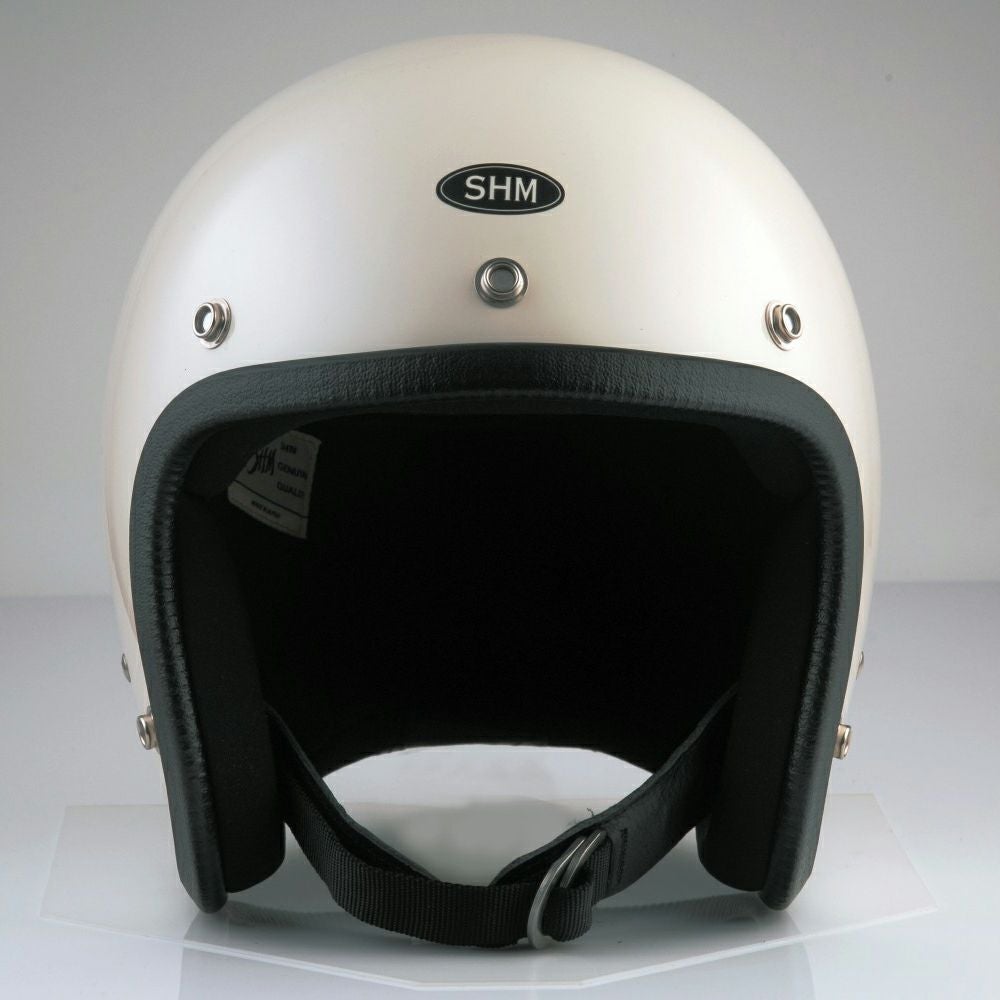 SHM Genuine ジェットヘルメット アイボリー | バイクカスタムパーツ