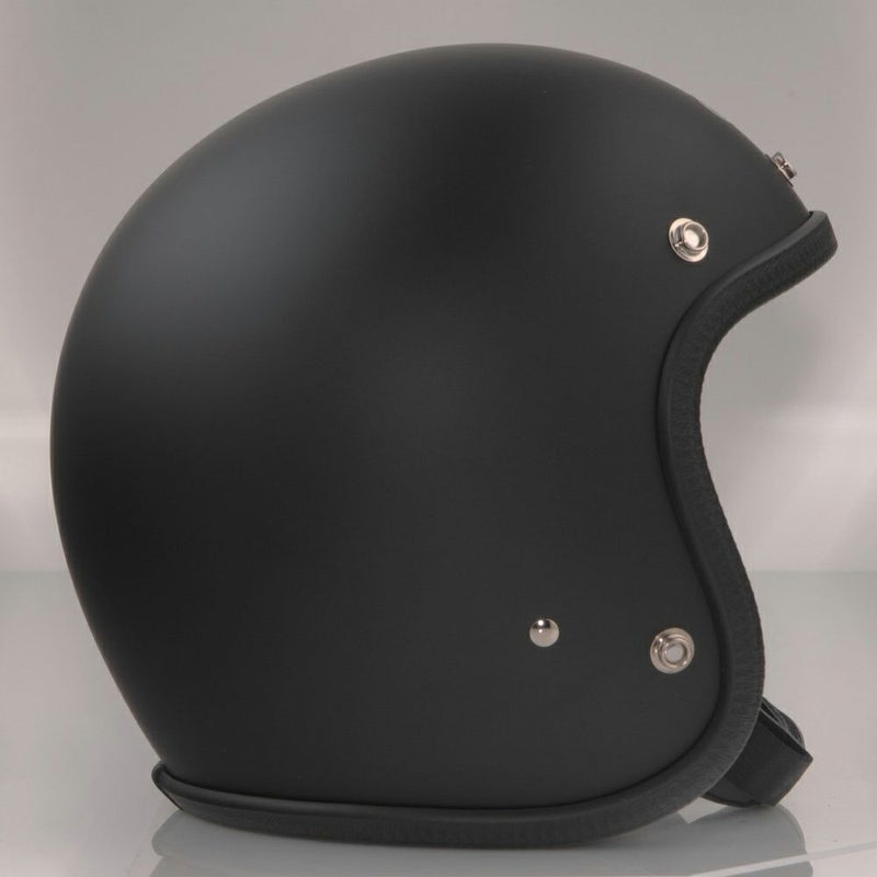 SHM Genuine ジェットヘルメット マットブラック | バイクカスタム 